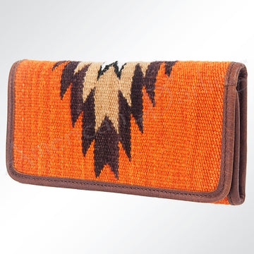 American Darling Wallet Saddle Blanket Genuine Leather Women Bag Western Handbag Purse| Wallet Purse